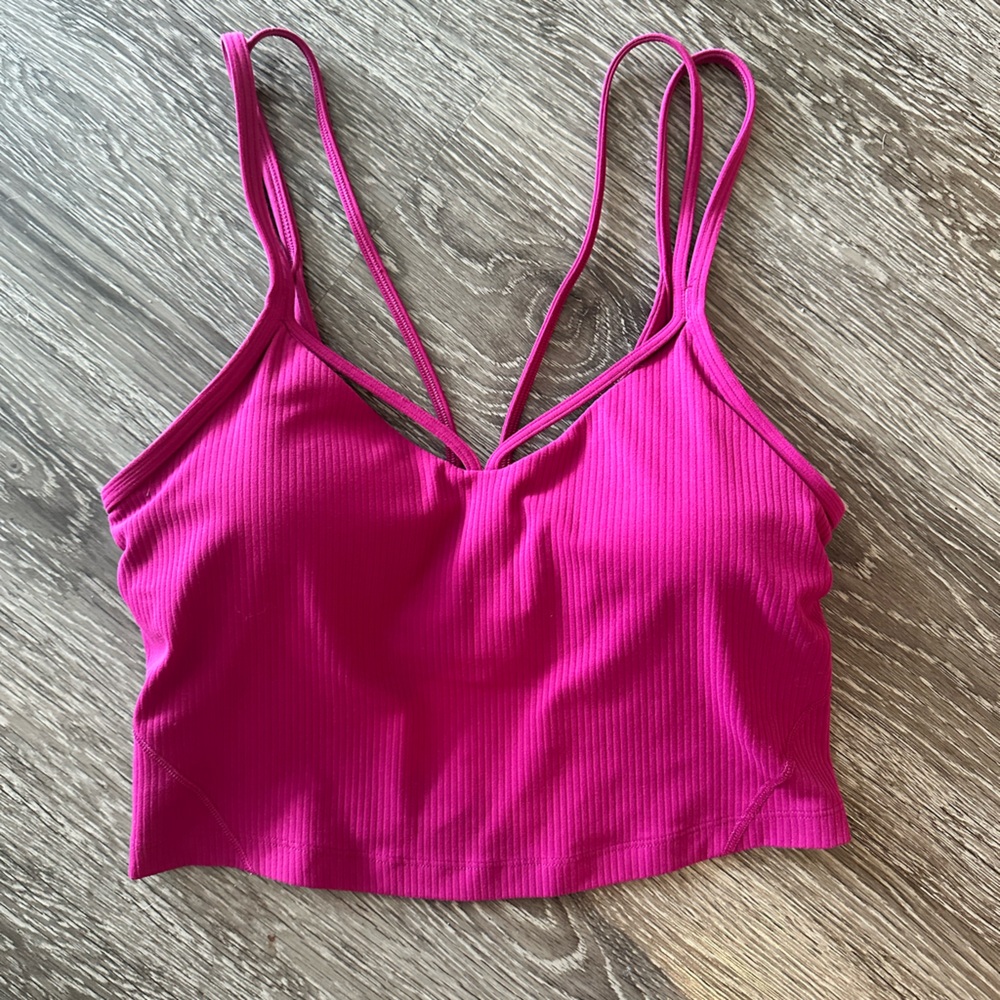 lululemon athletica crop top, size 6